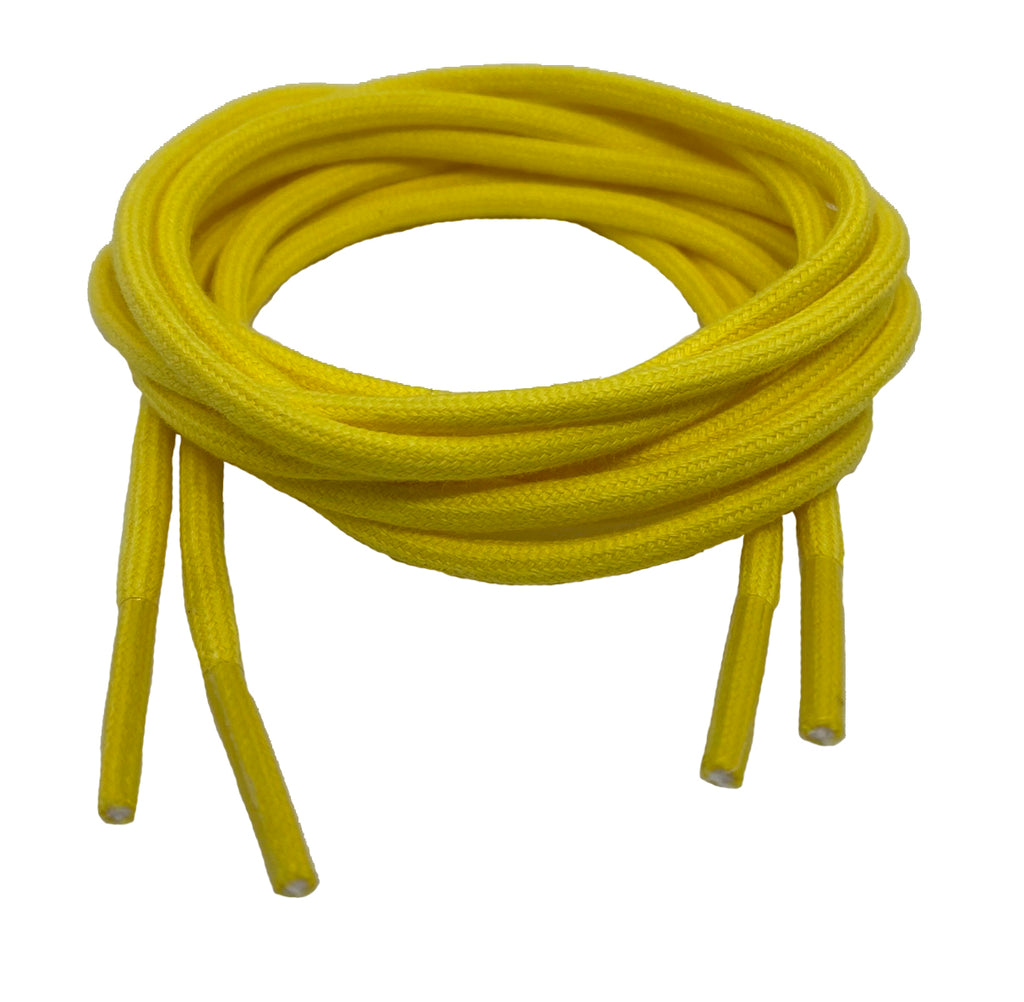 Round Cotton Yellow Laces