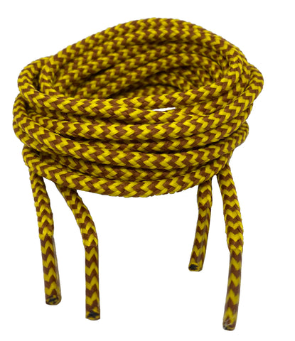 Round Nutmeg and Yellow Laces