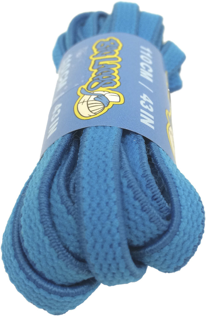 Elastic Bright Blue Shoelaces