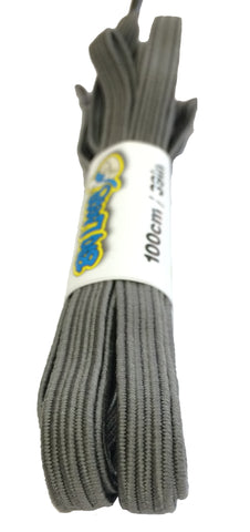 Elastic Dark Grey Shoelaces