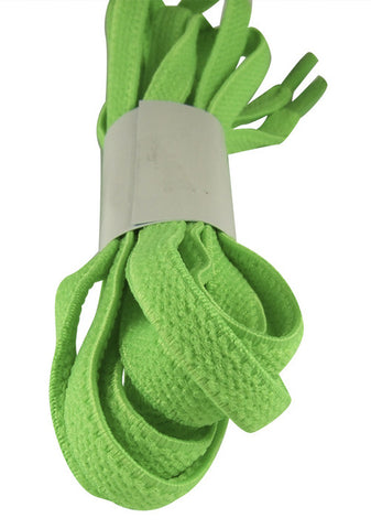 Elastic Neon Green Shoelaces