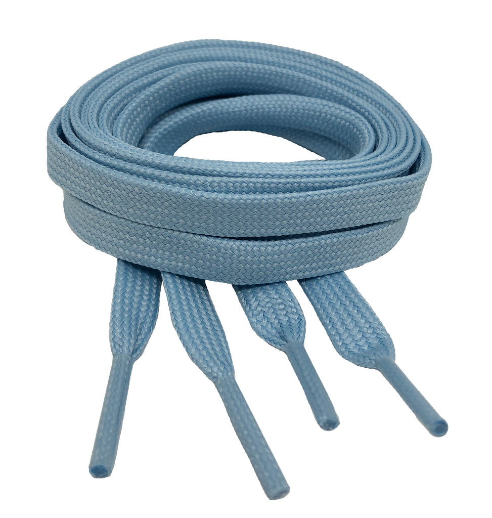 BABY BLUE ROUND CORD SHOE LACES STRONG THICK ROPE LACE FOR SPORT