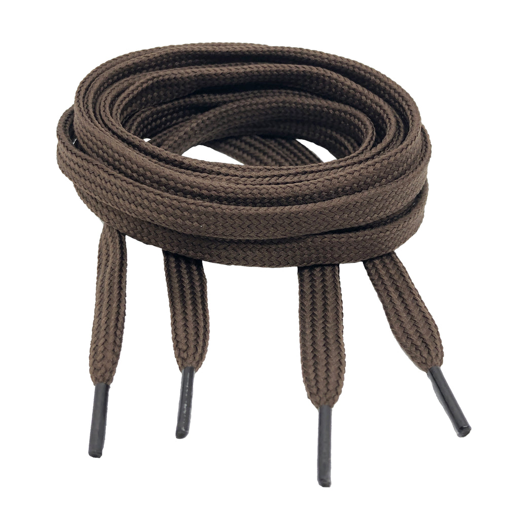 Flat Brown Shoelaces