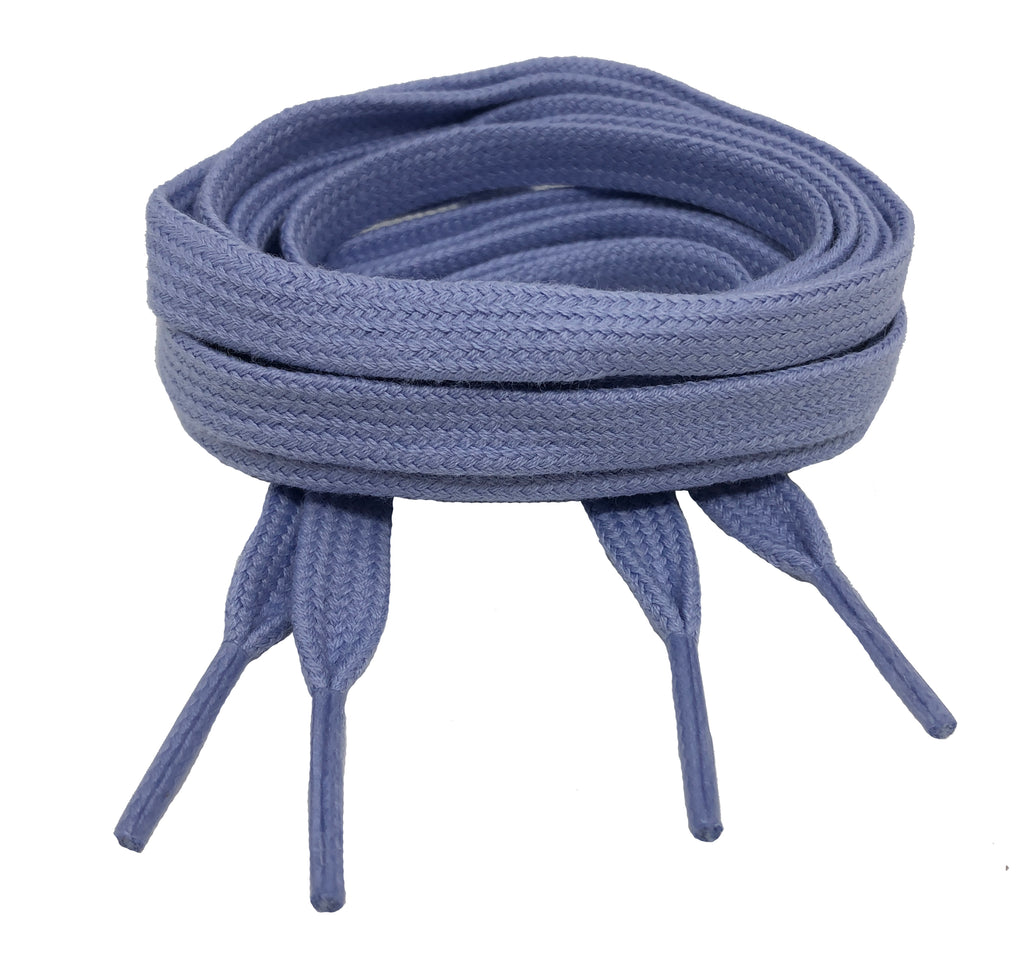 Flat Lilac Cotton Shoelaces