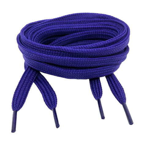 Flat Purple Shoelaces