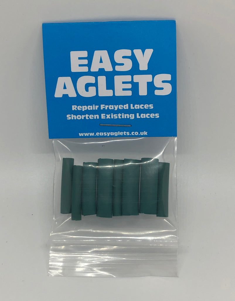 Green Heat Shrink Aglets