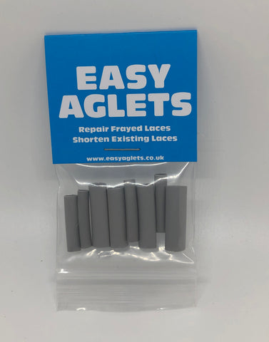 Grey Heat Shrink Aglets