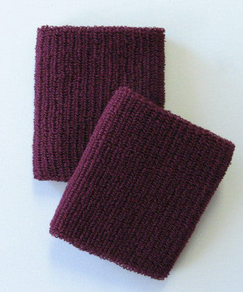 Large Maroon Wristbands