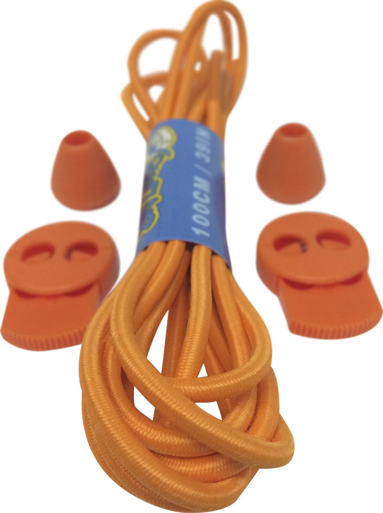 Neon Orange Lock Laces