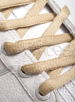 Oatmeal Oval Shoelaces