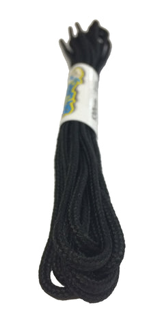 Round Black Shoelaces