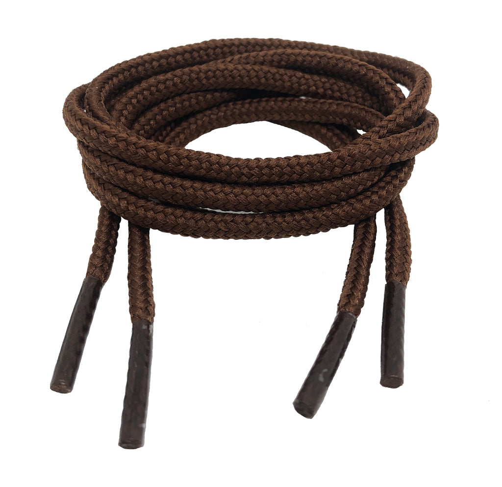 Round Brown Shoelaces