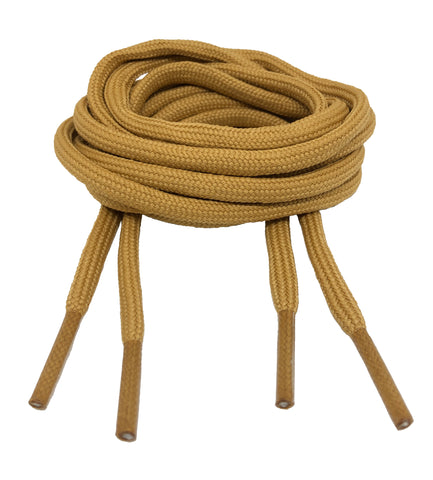 Round Caramel Shoelaces