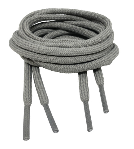 Round Grey Shoelaces