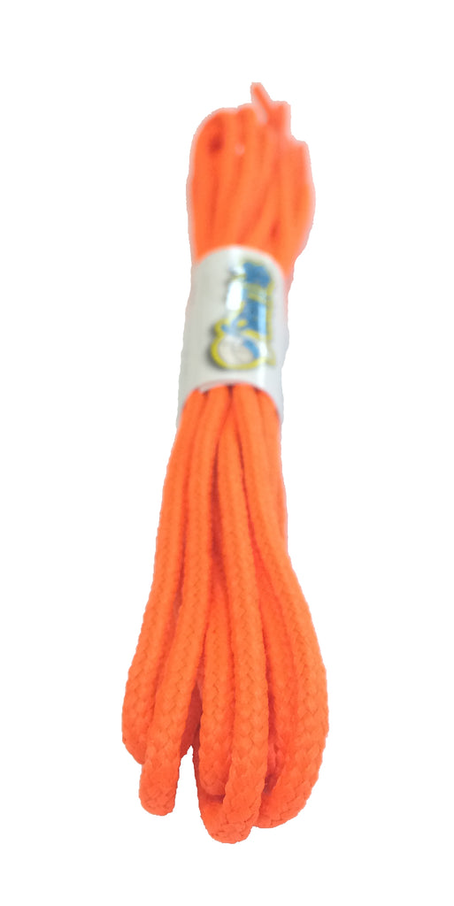 Round Neon Orange Shoelaces