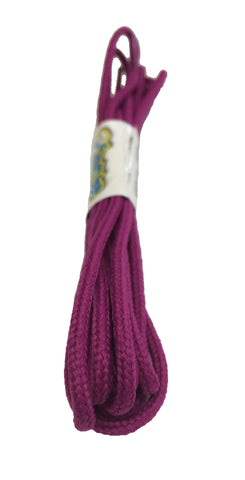 Round Plum Shoelaces